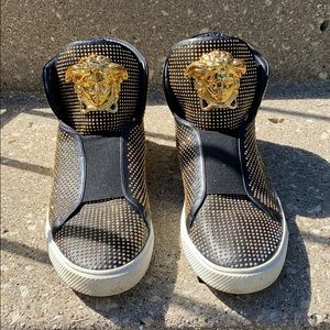 Versace Medusa Studded High Top Sneaker